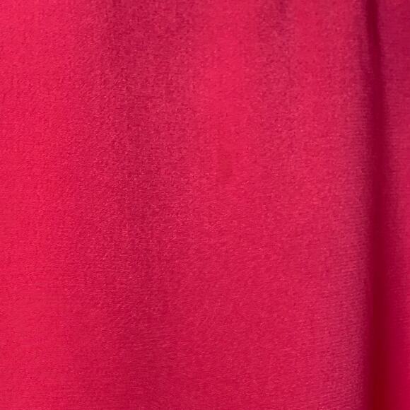 Vintage La Blouse Pink Silky Blouse Button Up Short Sleeves Shoulder Pads 12 - Picture 11 of 11